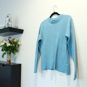 Something Navy Ribbed Confetti Knit Pullover Sweater, Size S